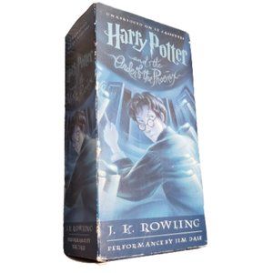 Harry Potter and the Order of the Phoenix Cassette Box Audio Book Set Pre-owned